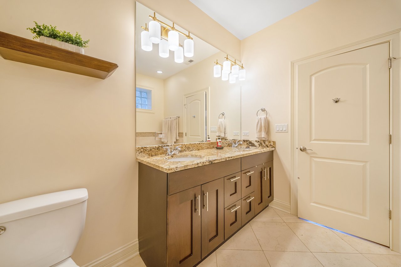 Primary bathroom vanity, another view