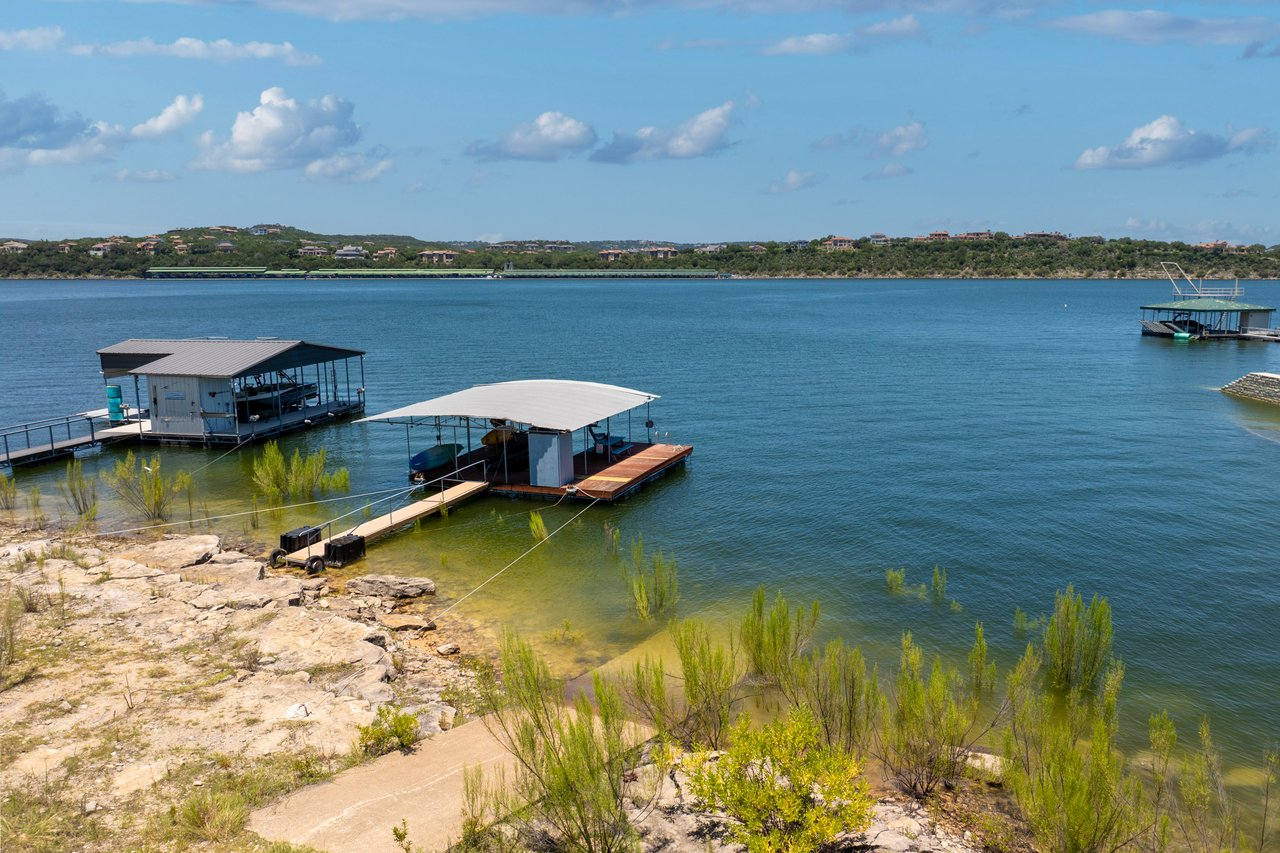 Lake Travis Waterfront! 2 homes, 3 acres with dock!
