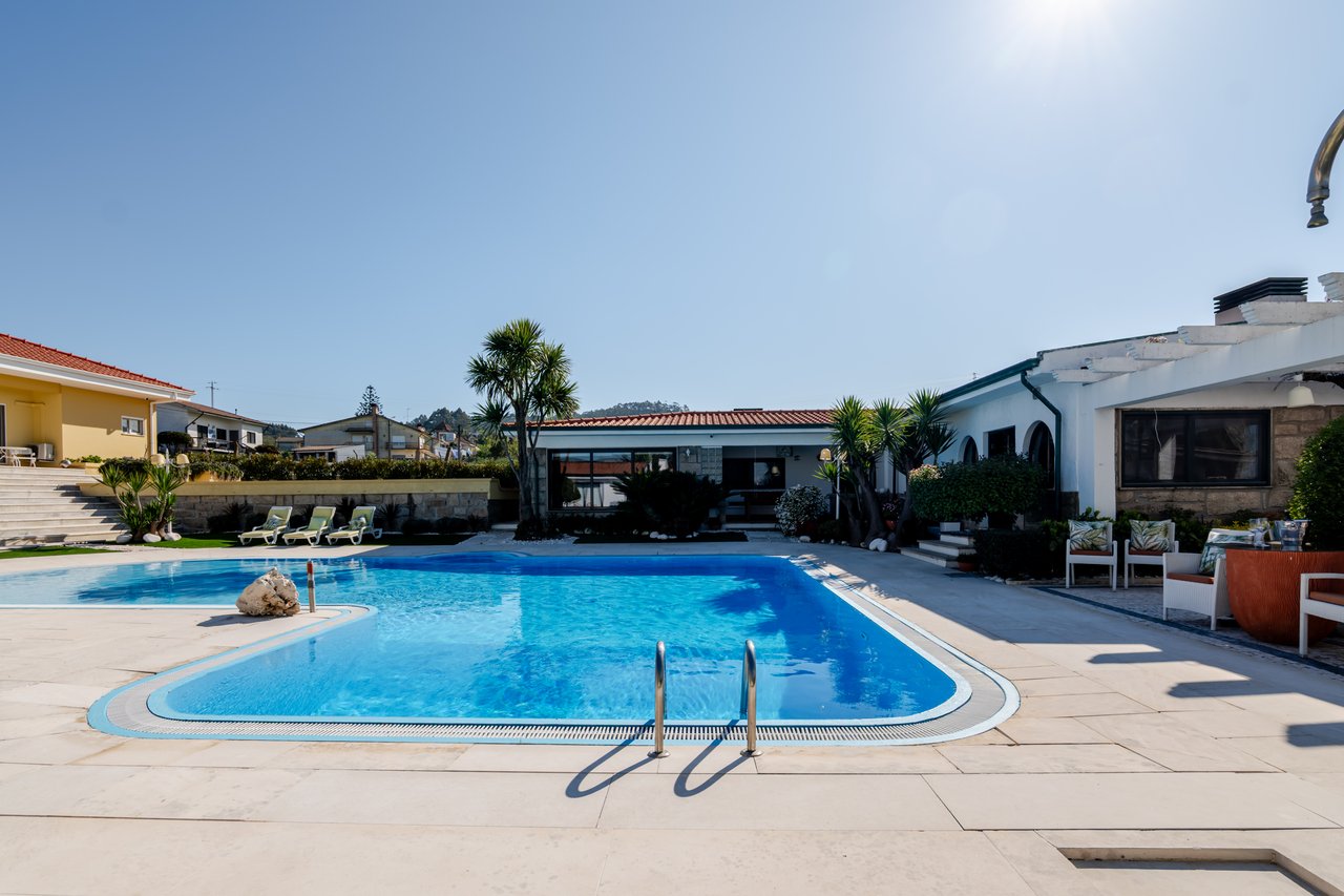 Exceptional Renovated Estate with 4 Residences, Pool & Orchard Near Porto