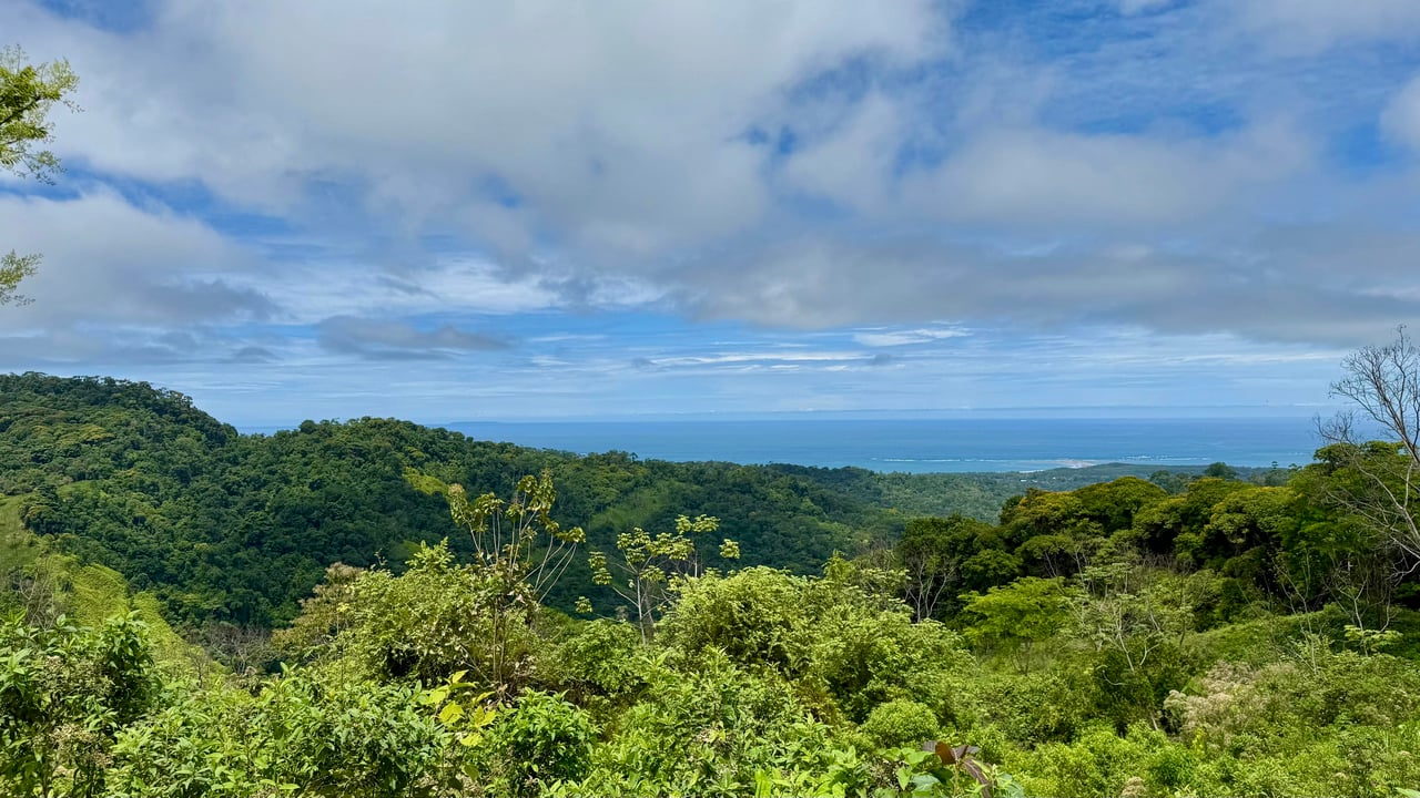 Prime Mountain Farm Land with Ocean Views and Private Waterfall in Uvita, Costa Rica