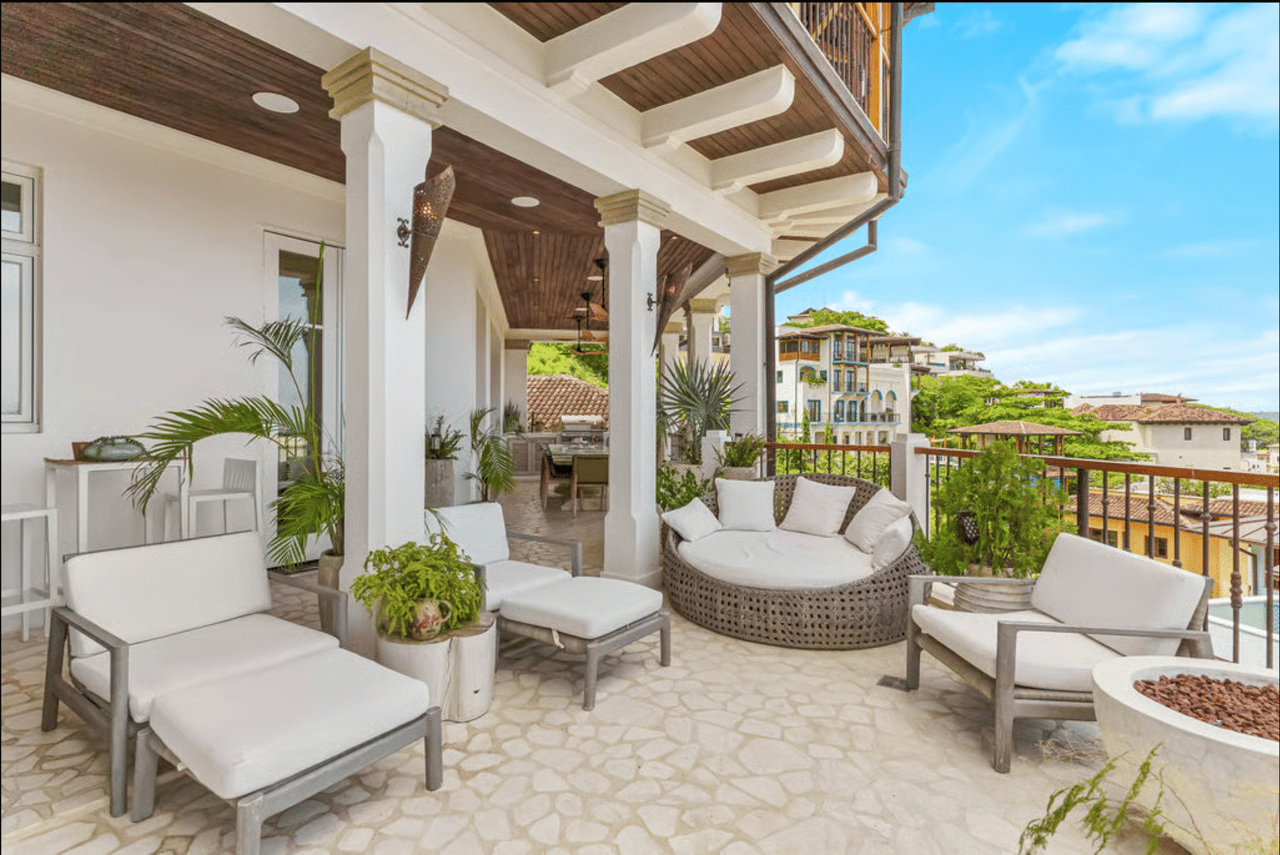 Villa Santorini | Four-level Oceanview Costa Rica’s Premier Car-free Beach Town.