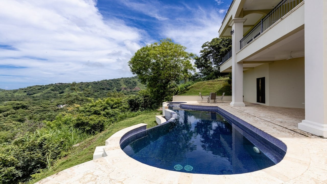 Mediterranean Infinity Pool Home, Flamingo, Guanacaste