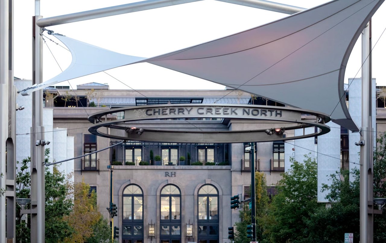 Cherry Creek North shopping and dining district in Denver