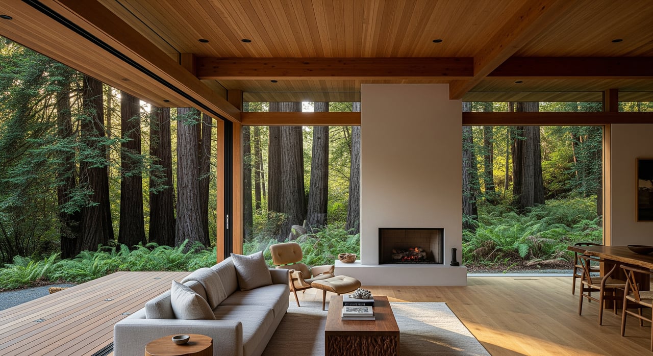 Light‑Filled Design for Redwood‑Shaded Homes