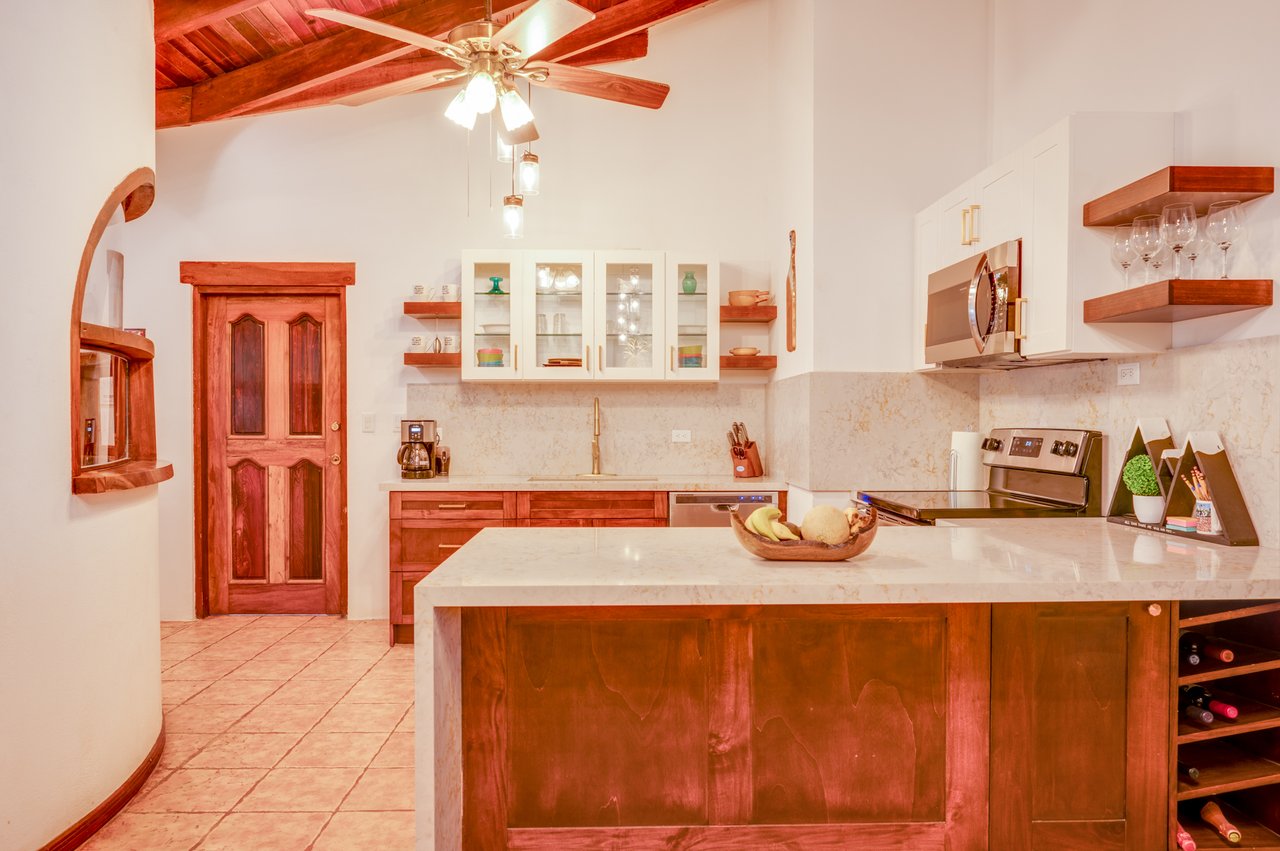 Casa de Luz | 3BR Tropical Home with Pool & Rancho, Walk to Potrero Beach