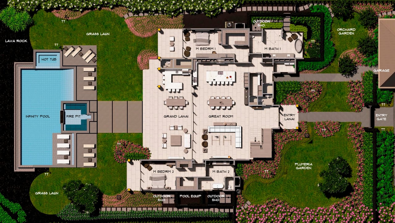 MAUNA LANI RESORT - ONE OCEAN - 6 BEDROOM OCEANVIEW LUXURY RESIDENCE- EXCLUSIVE GATED ENCLAVE - $17,500,000- 