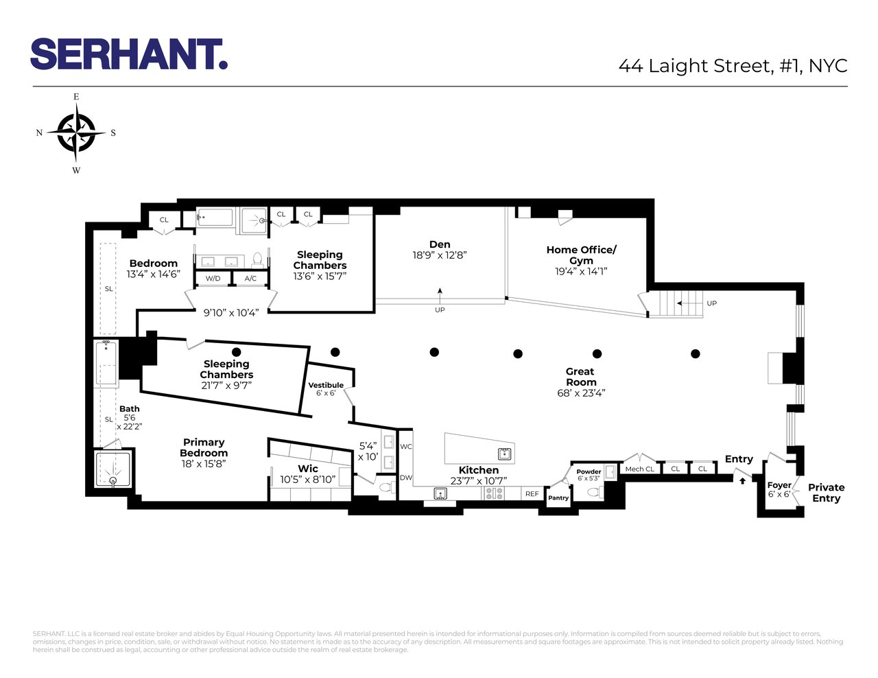 44 Laight Street, 1B