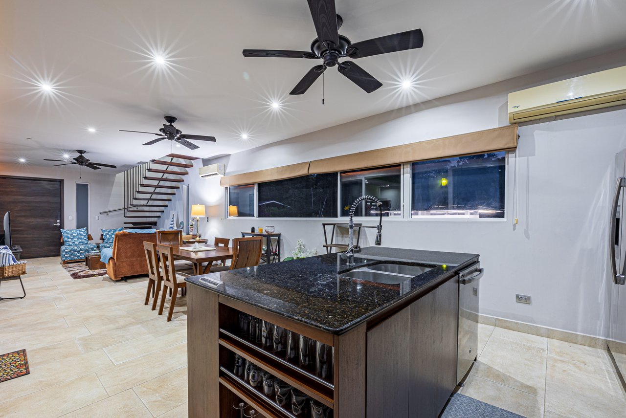 Elegant Tropical Villa Steps from Playa Hermosa – Gated Community