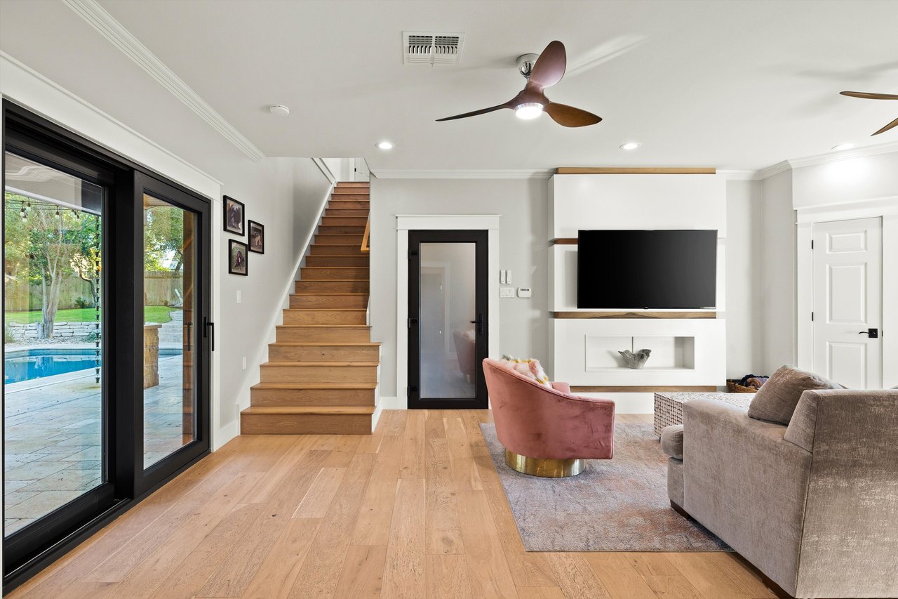 Northwest Hills legacy home with sport court, pool, and dream backyard.