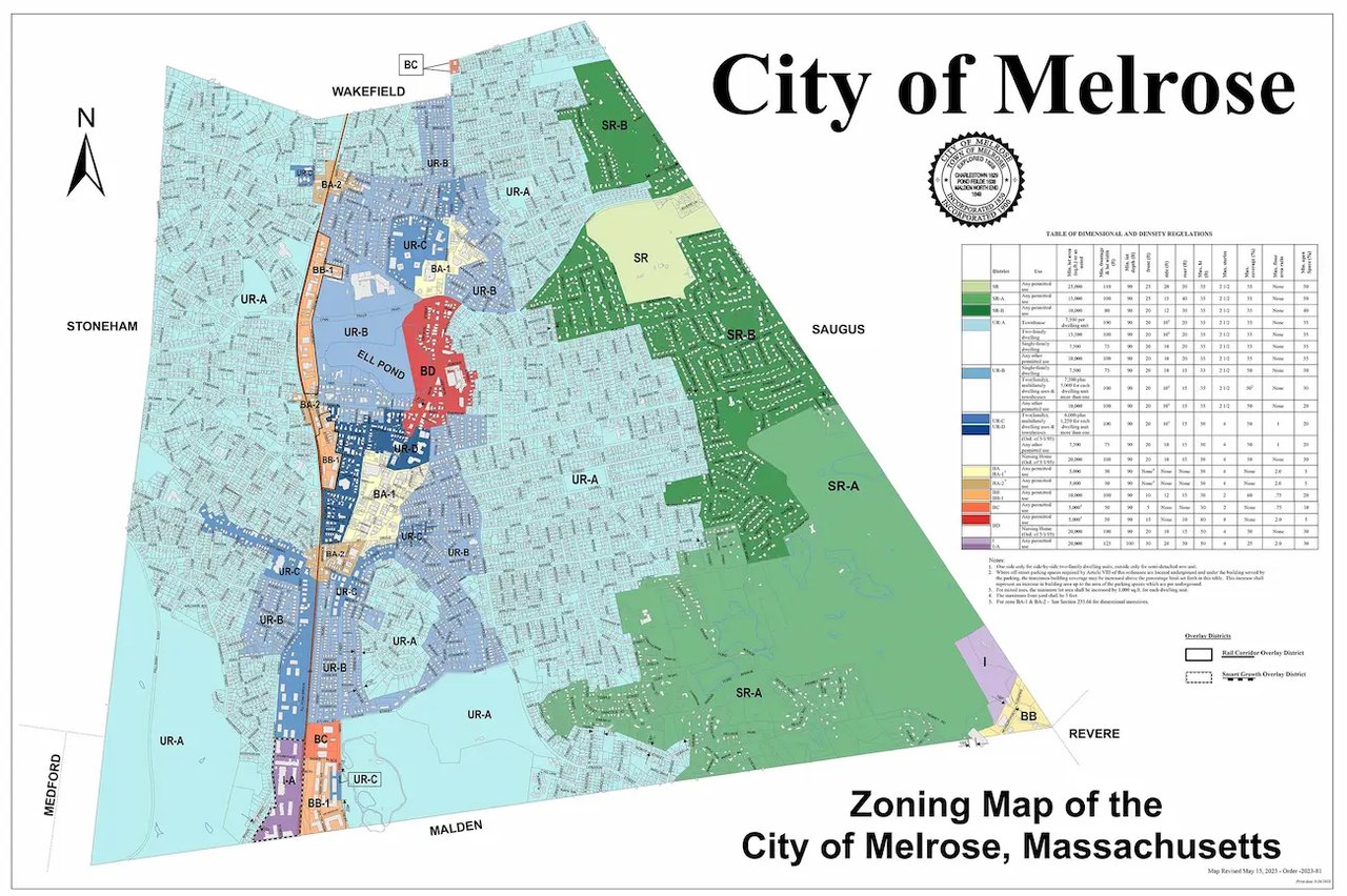 See if your Melrose property is in a 3A district