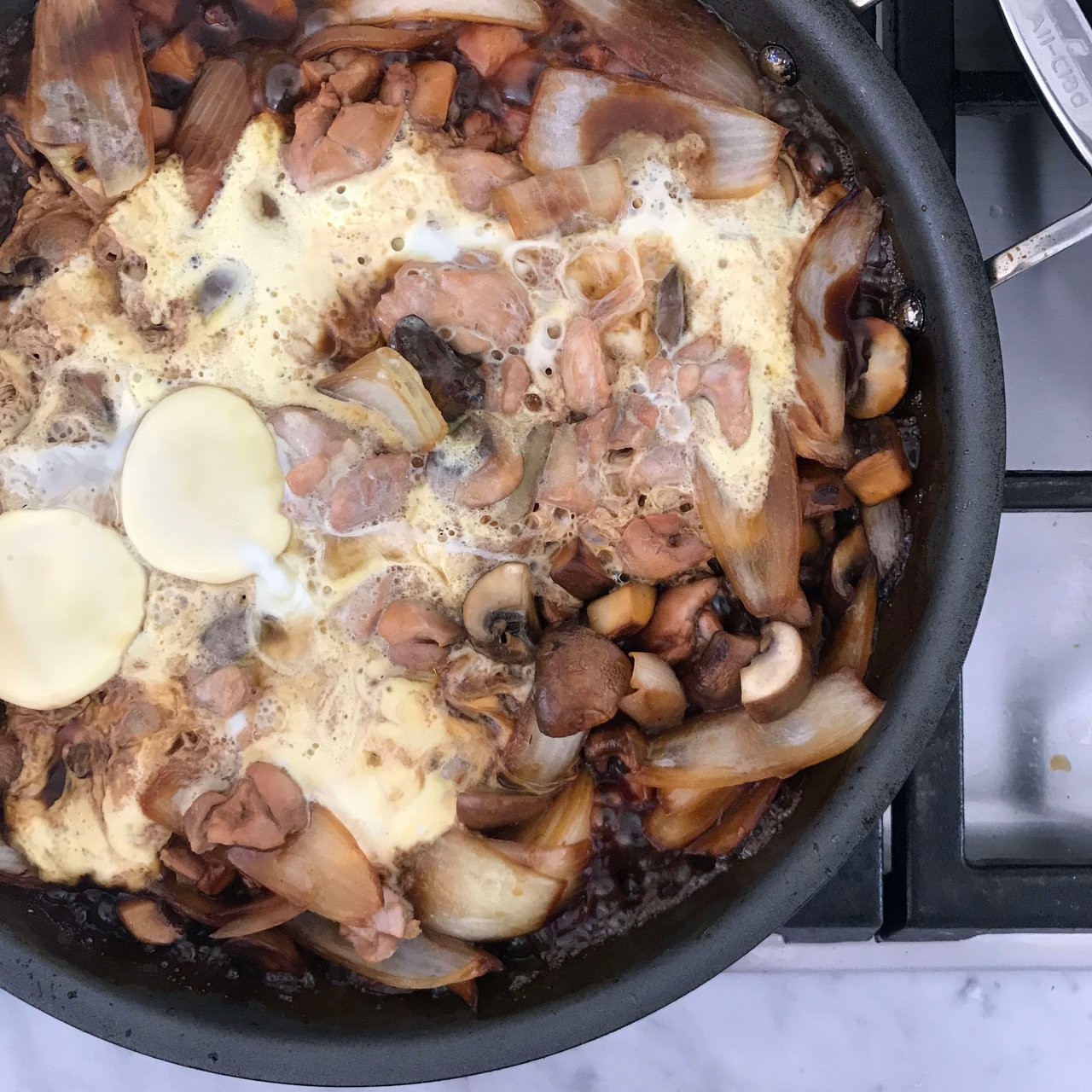 Oyakodon Style Omelette!