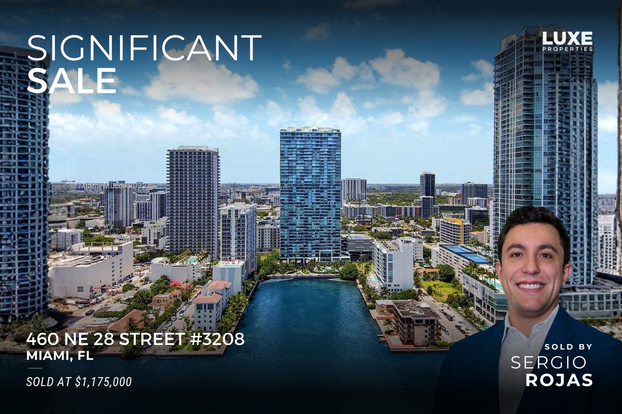 Significant Sale: 460 NE 28 Street #3208 Miami, FL | Iconic Icon Bay Condo SOLD