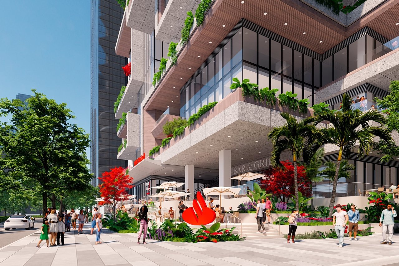 March 2025 | Photo: Demolition Underway at Brickell’s Santander Tower Site