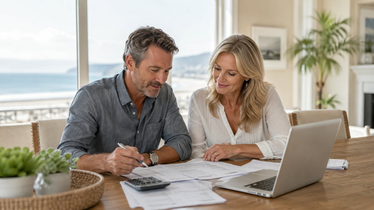 Central Coast buyer planning overlooked home purchase costs including closing costs, taxes, insurance, HOA dues, maintenance, and moving expenses.