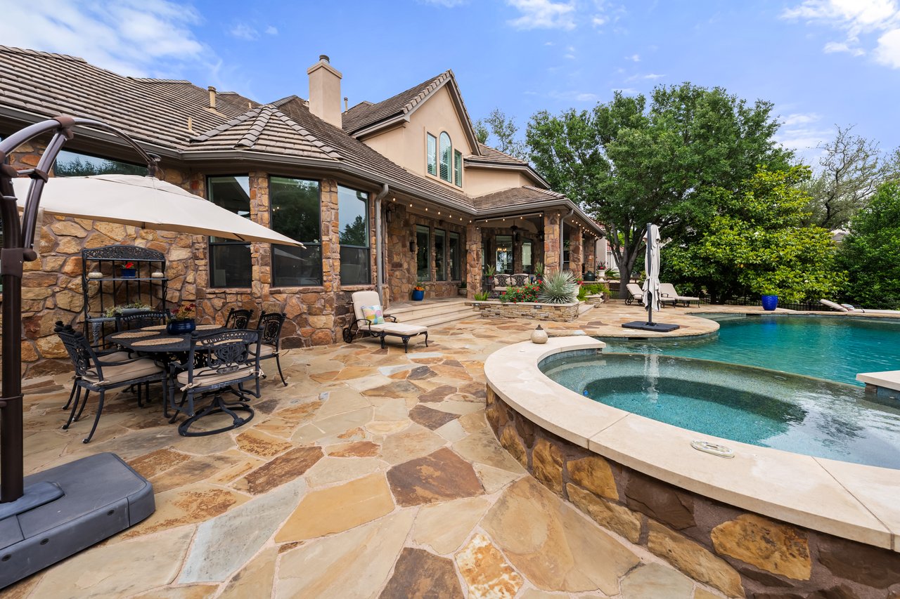 Luxurious Golf Course Estate with Unmatched Views & Resort-Style Backyard | Overlooking the Scenic 13th Hole Fairway at UT Golf Club in Steiner Ranch
