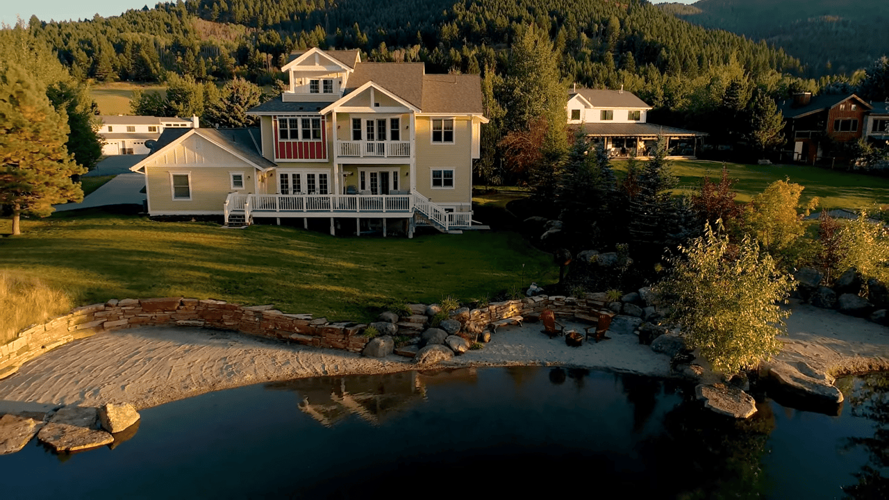 Beach House on 7-Acre Lake | Bozeman, Montana Luxury Real Estate