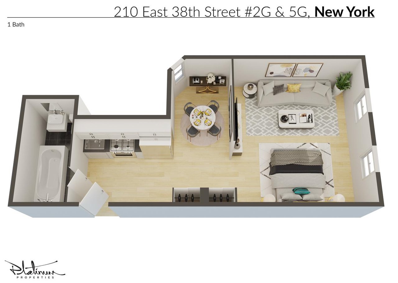 210 East 38th Street, Apt 3-G