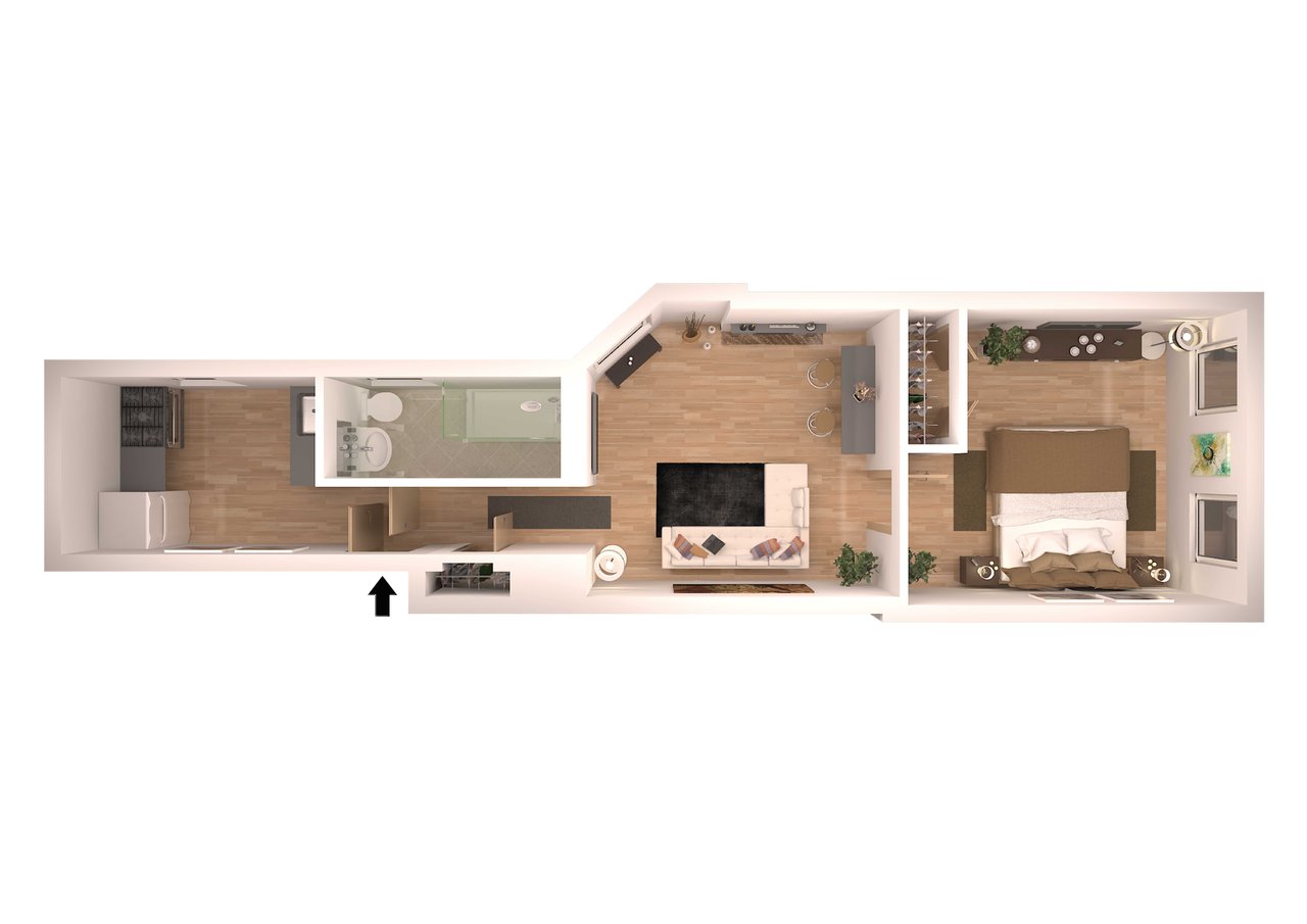 615.5 Hudson Street, Apt 2
