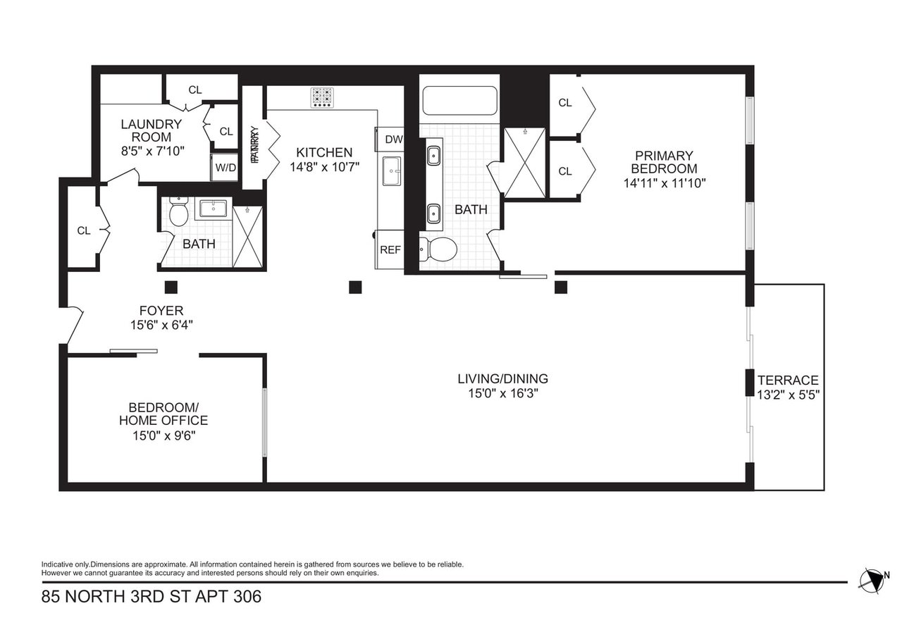 85-101 North 3rd Street, 306