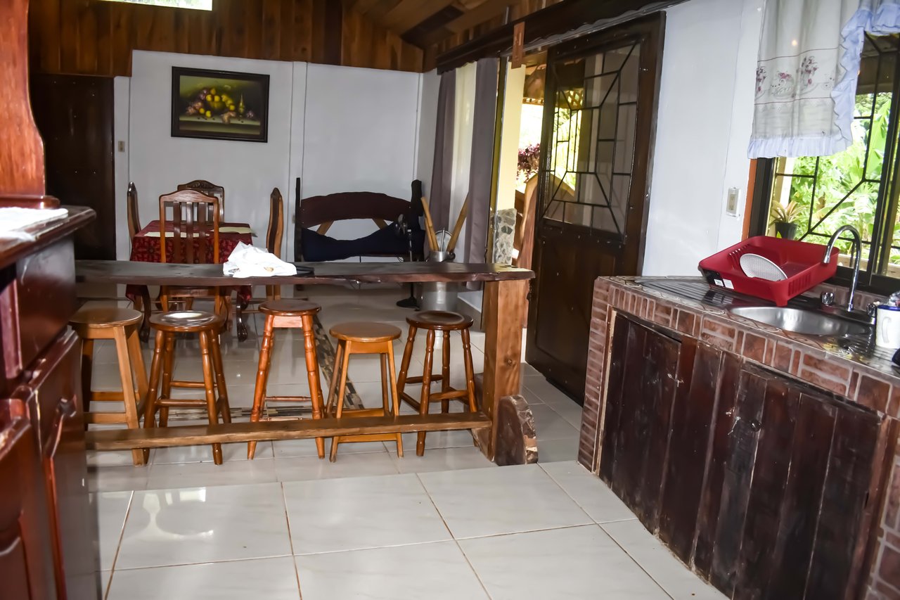 Casa Colibri with two small apartments | Bordered by the Bijagua River and Bijagua Creek.