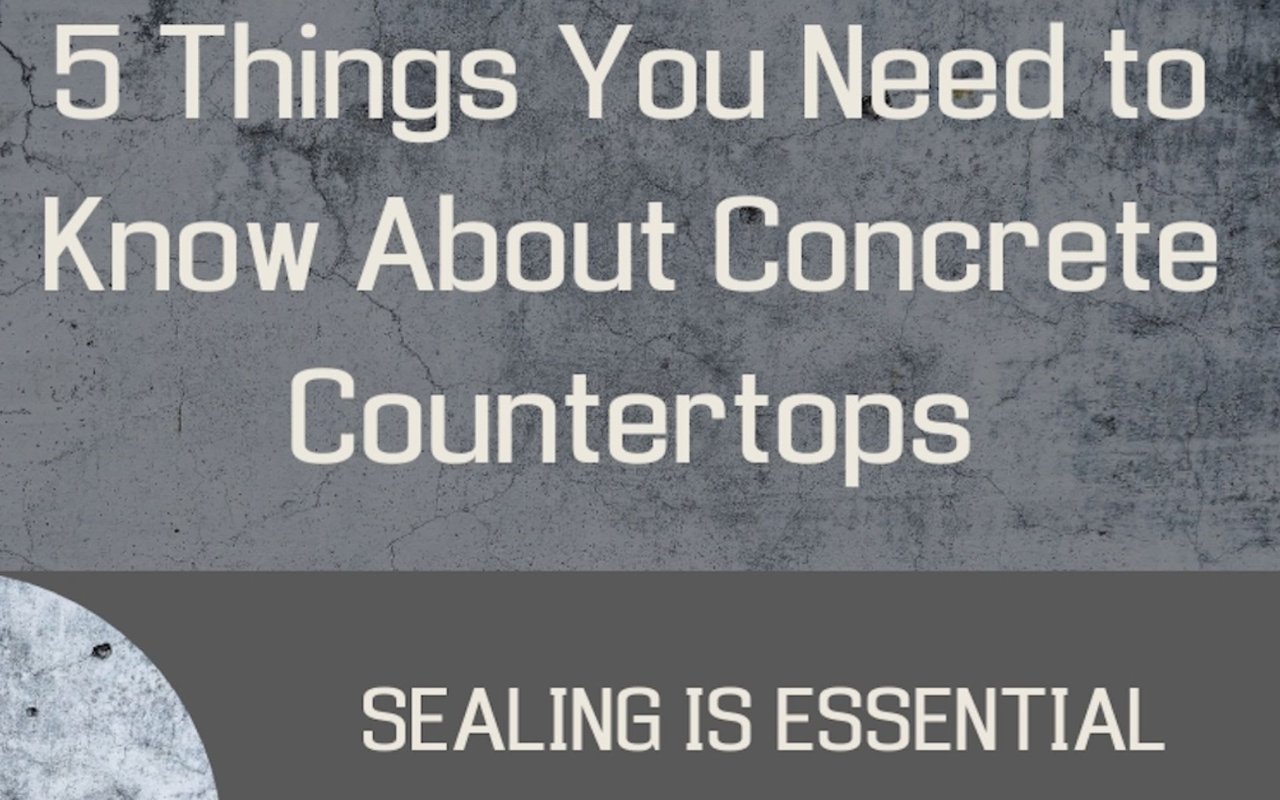 5 Things You Need to Know About Concrete Countertops