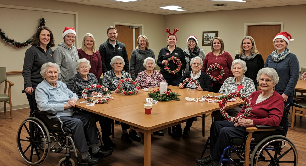 Leyendecker Volunteers at Suite Living Memory Care