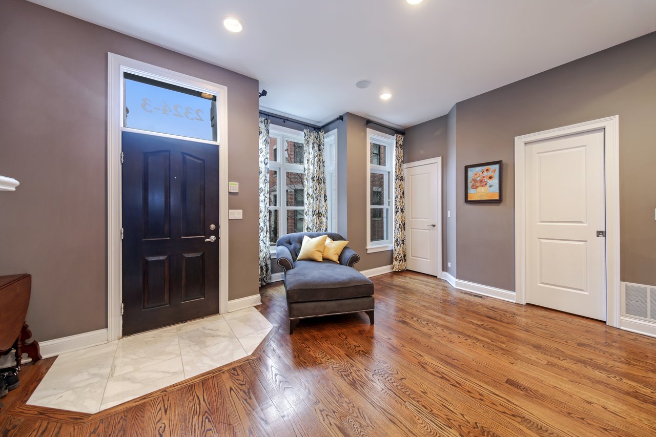 This stunning townhome is located in the heart of Bucktown