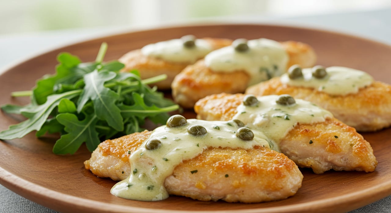 Michael, Realtor & Chef, Cooks Chicken Piccata