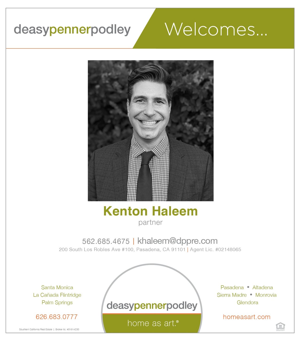 Deasy Penner Podley Welcomes Kenton Haleem