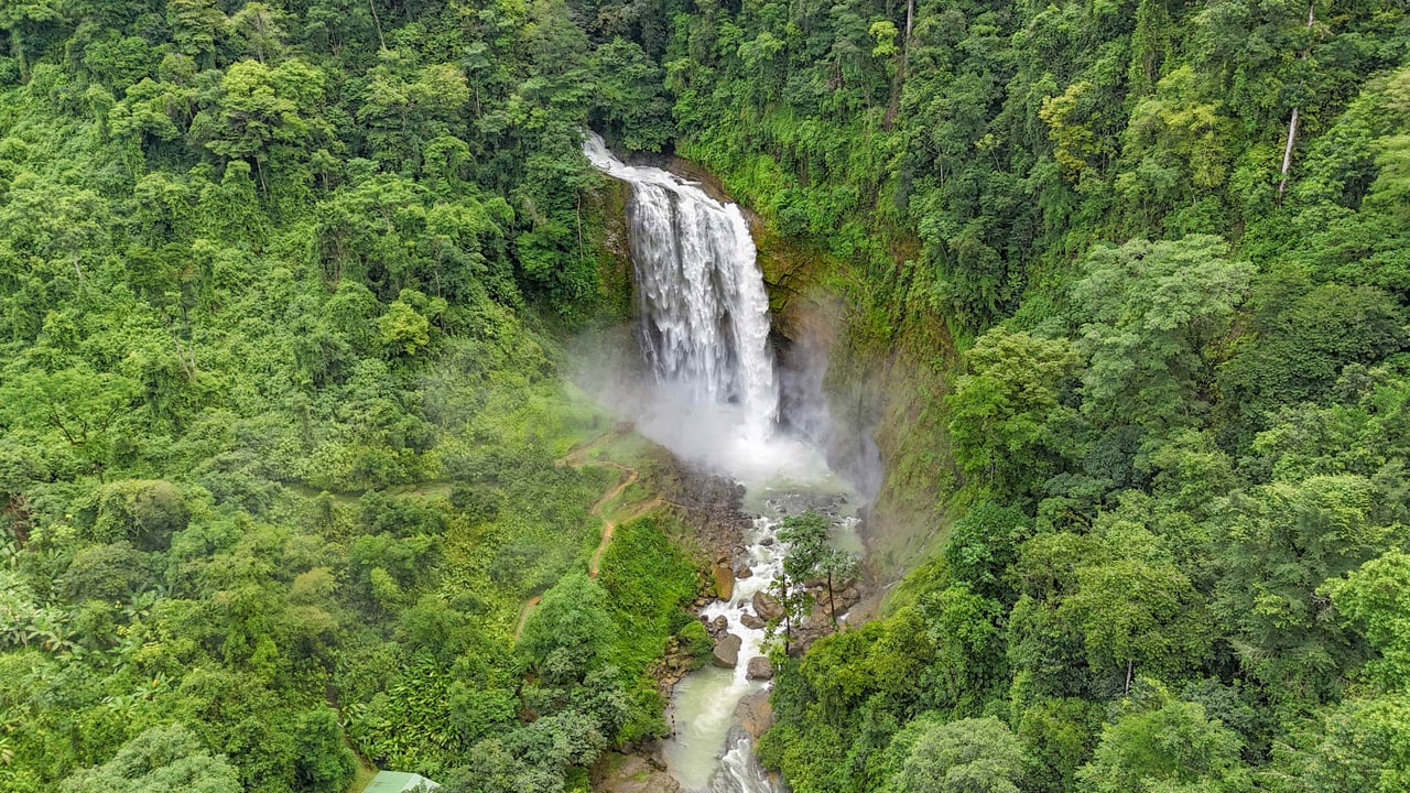 Breathtaking 210 Foot Waterfall on Over 200 Acres of Land in the Lush Hills & Mountains of Perez Zeledon – with SO MANY Additional Development Options!