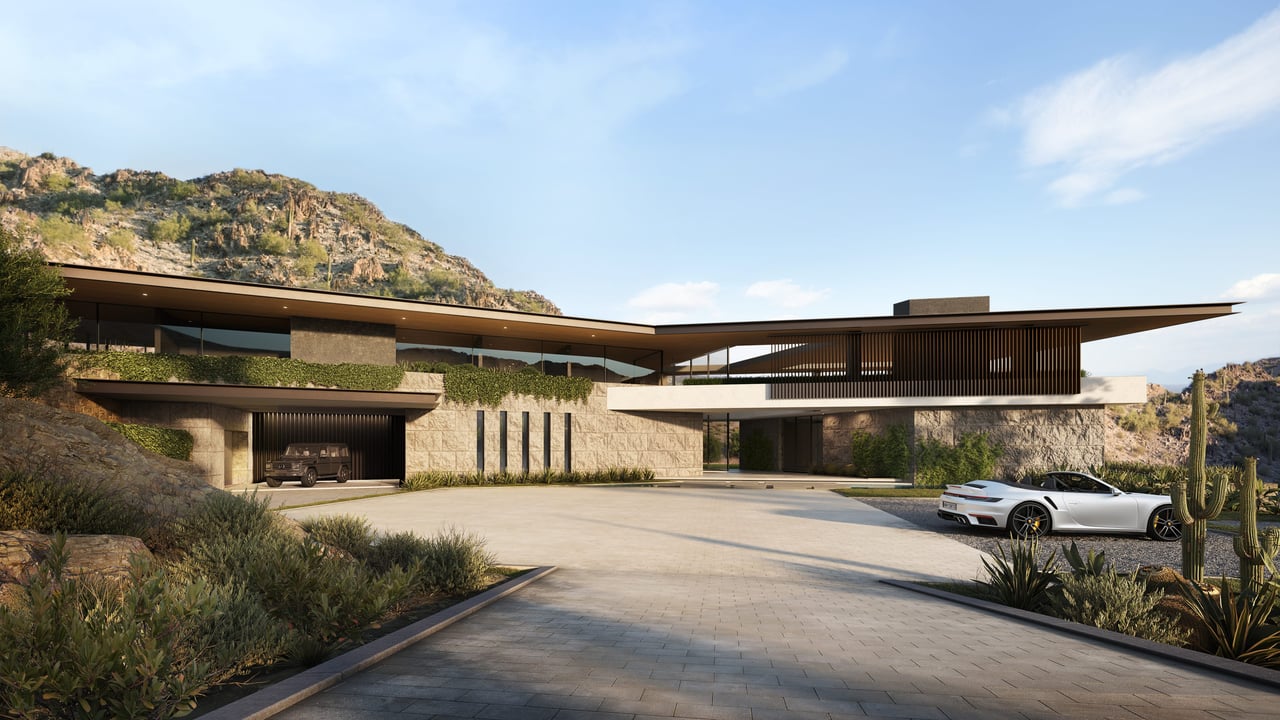 Opal in Crown Canyon is a modern estate in Arizona