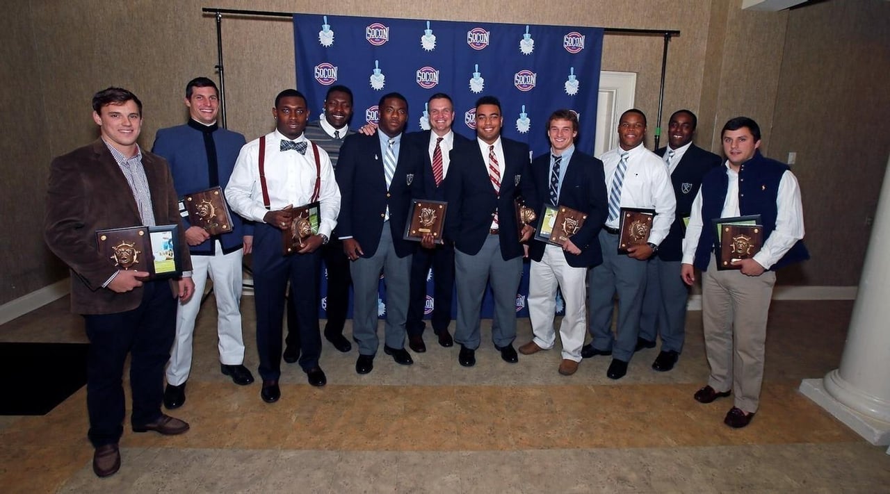 The Citadel Football Team Holds Awards Banquet