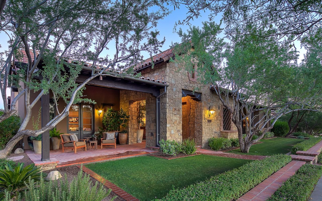 Truly Stunning 4 Bedroom, 4.5 Bath Silverleaf Village Custom Home for Sale in Scottsdale with Old World Charm