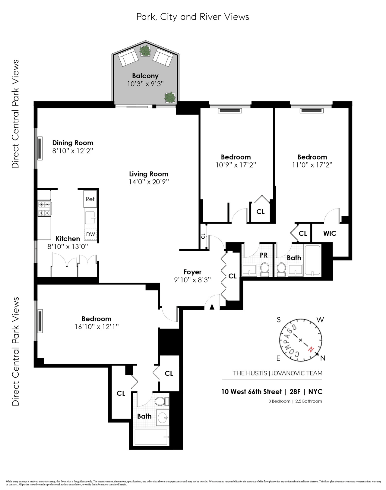 10 West 66th Street Unit: 28F