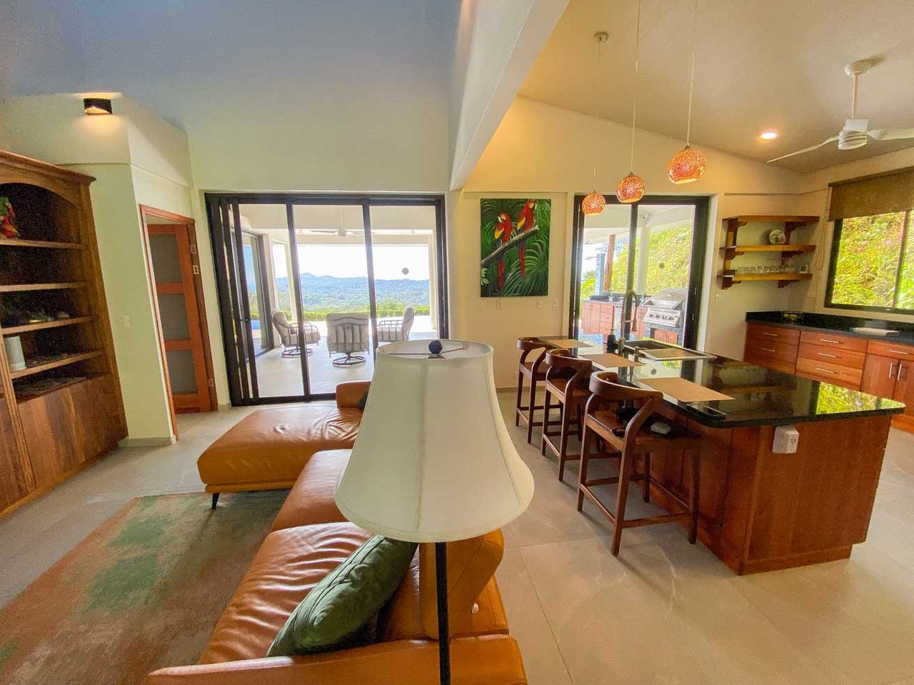 Private 2-Bed Hacienda with Ocean & Mountain Views, Pool & Development Potential in Ojochal