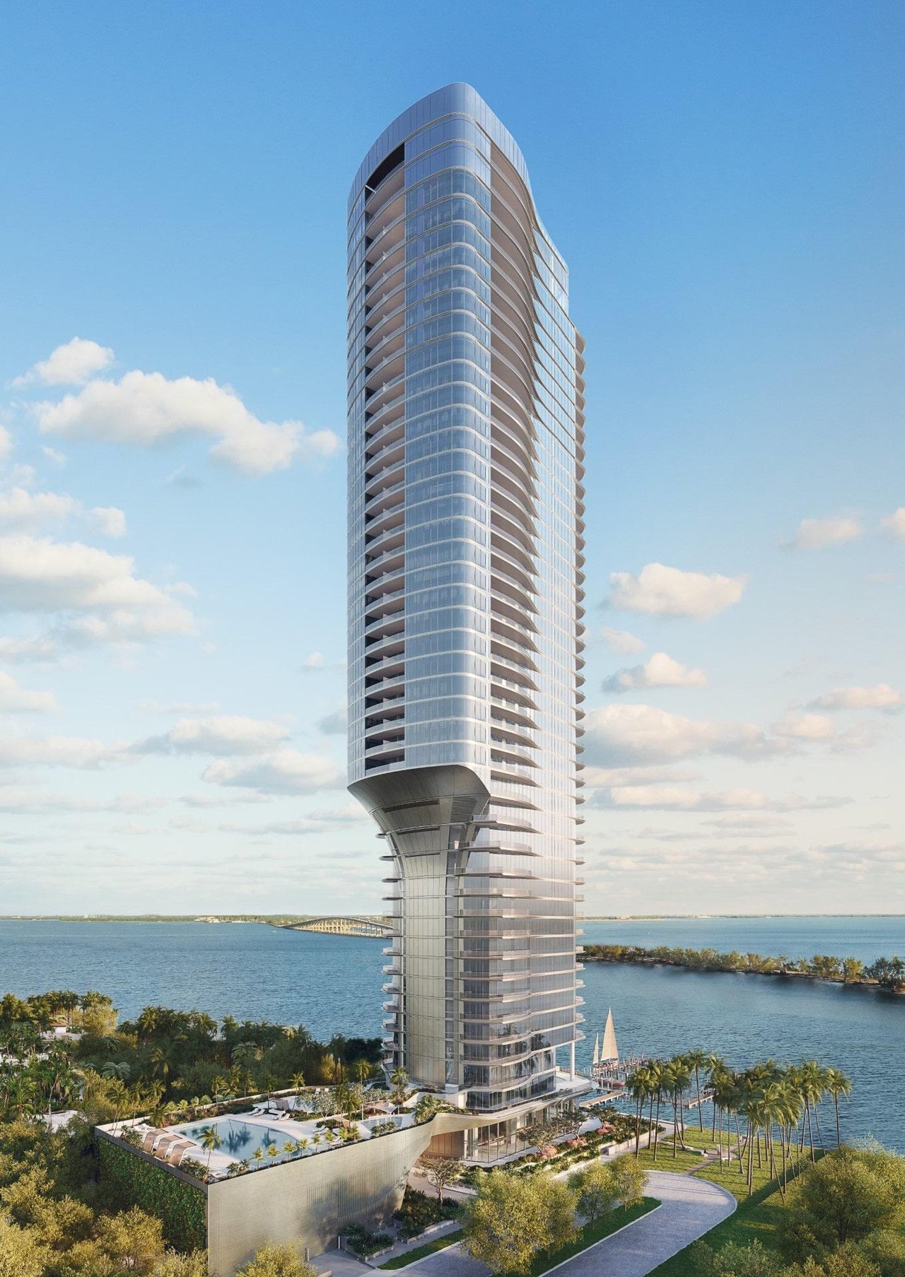 May 2025: Construction Progress Photos of the Una Tower in Brickell