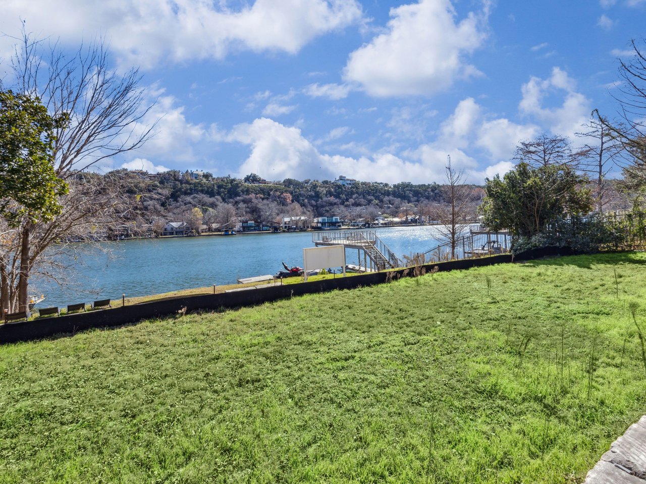 Shovel-Ready Lake Austin Lot with Permitted Plans + Double-Slip Dock