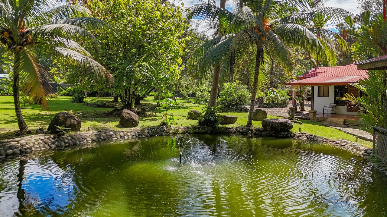 A riverfront 3-bed home on a large property In Ojochal, Costa Rica