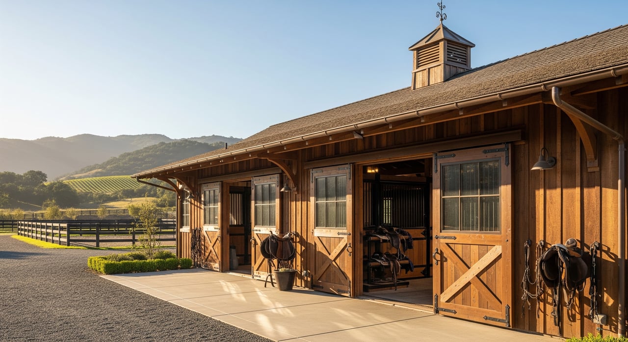 Essential Barn Features For Templeton Horse Properties