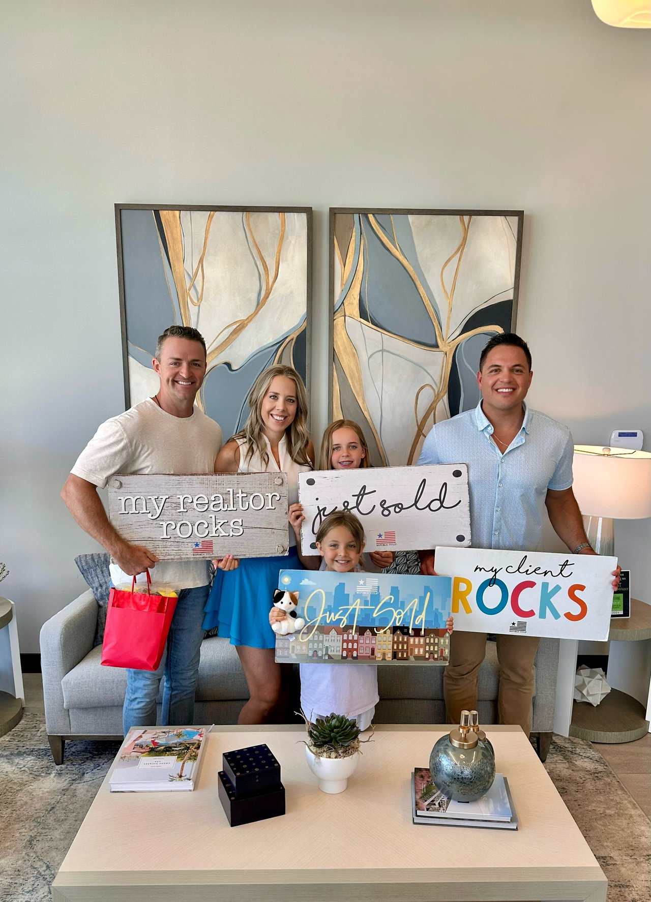 Happy Light Farms Celina TX home sellers after working with top real estate agent Luke Wiler