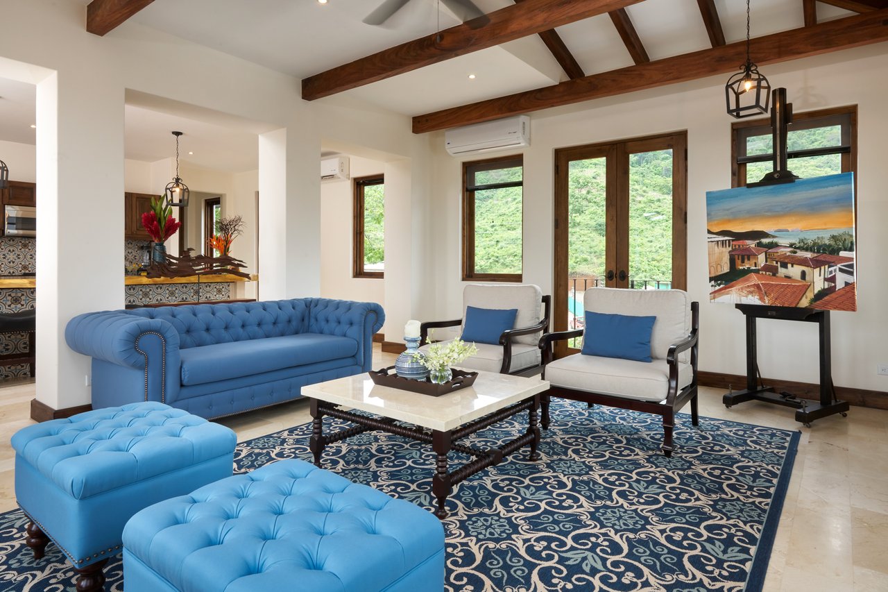 7 Calle La Ronda | Elegant 3-Story Ocean View Hillside Home in Las Catalinas