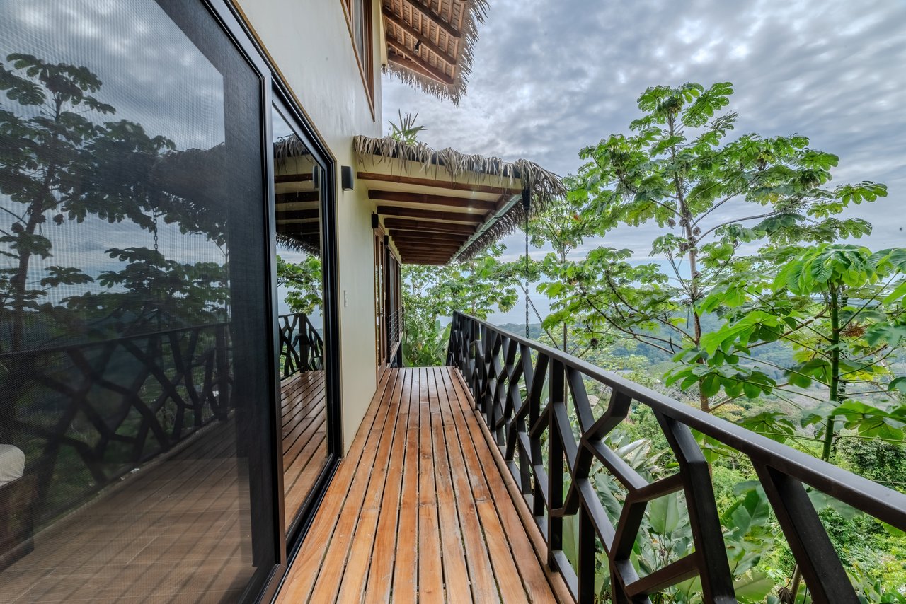 The Best Ocean View Home in Dominical |3 br, 3 ba, 2.2 Acres