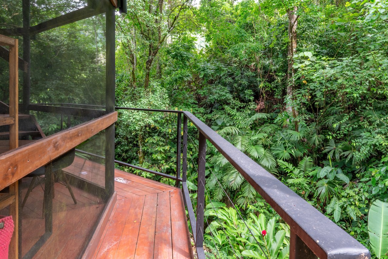 Waterfall Retreat with Casita & Build-Ready Lot in Cascada Azul, Baru