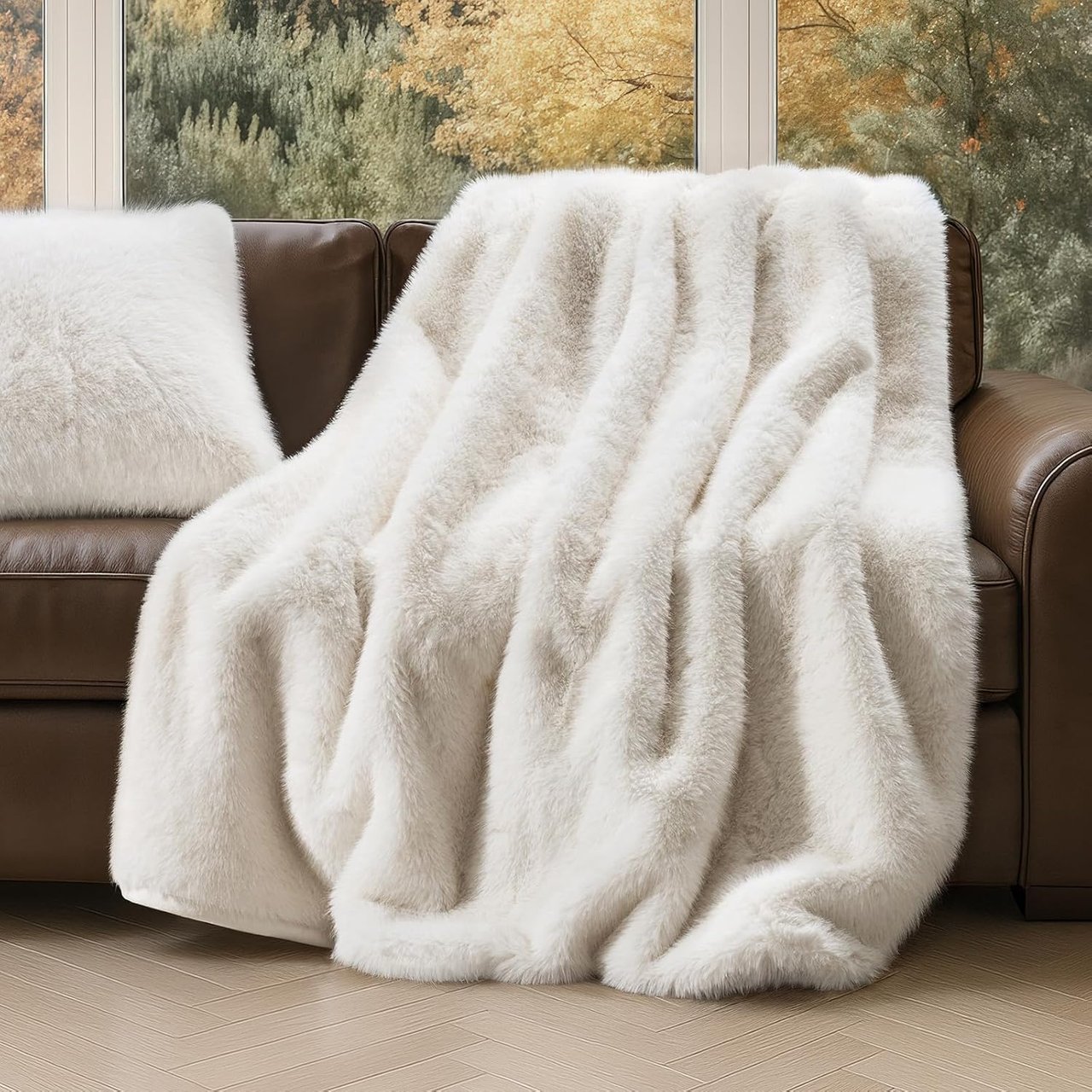 Luxury Faux Fur Throw Blanket
