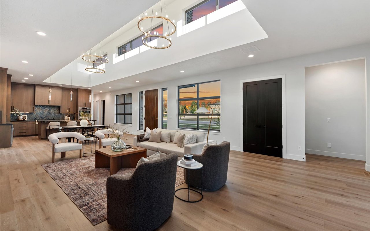 New Construction Home With Volcano Granite Island