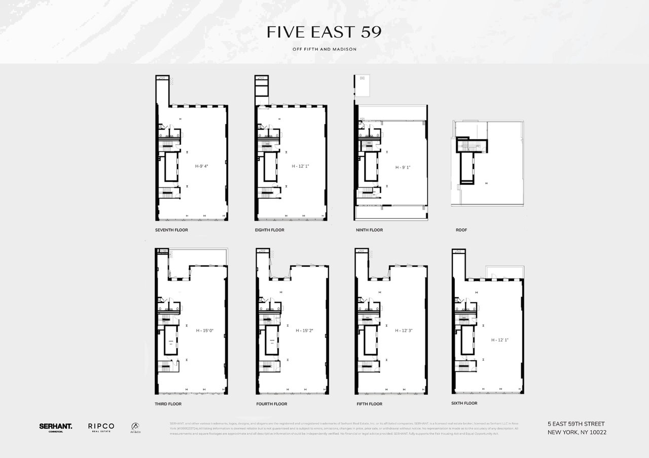 5 East 59th Street: Floors 3/4/5/6/7/8