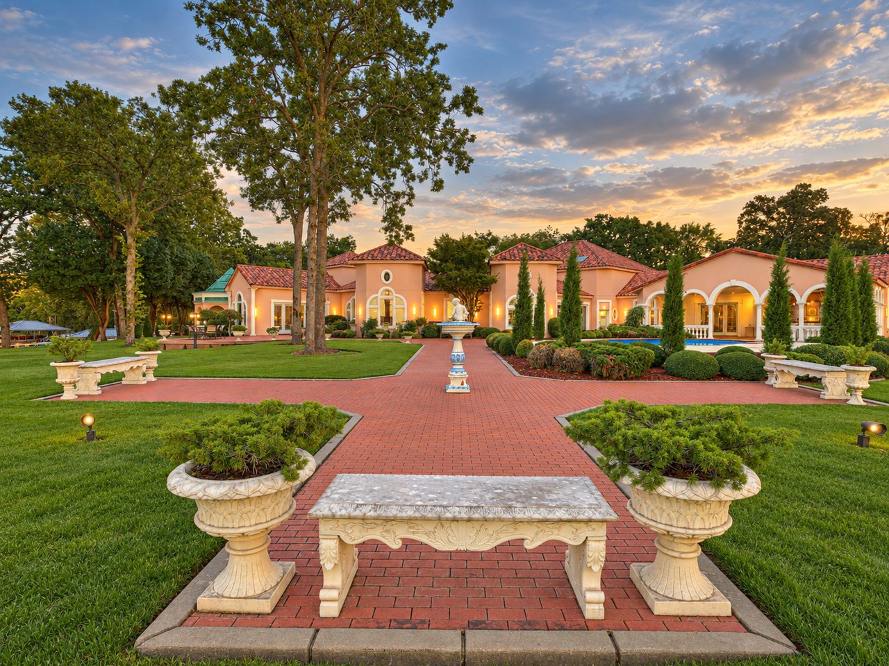 A Mediterranean Masterpiece on Grand Lake: Waterfront Living at 28910 S 593rd Road - Wyatt Poindexter - The Agency Grand Lake Oklahoma