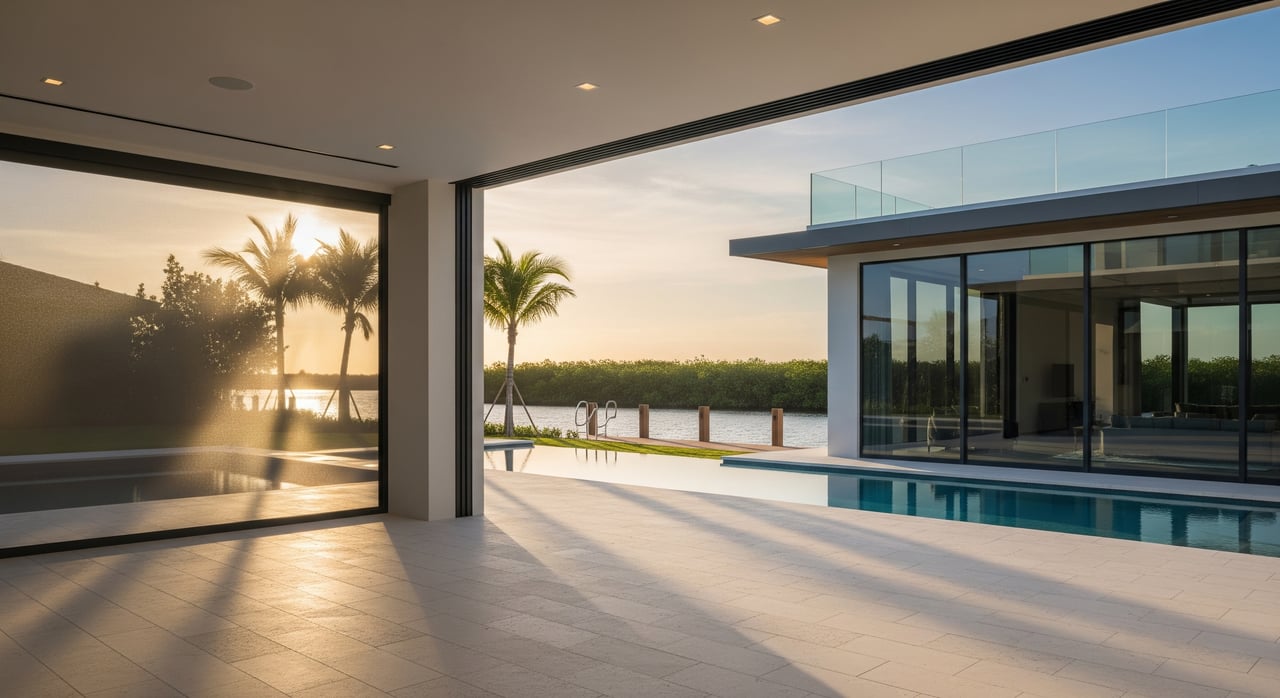 Cooling The View: Glass & Shade In Royal Harbor