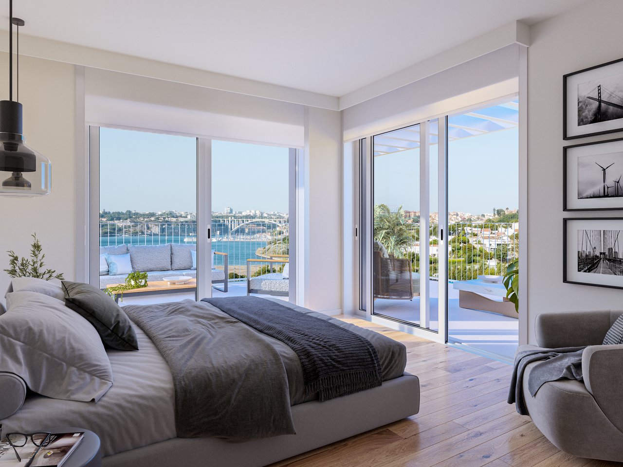 Modern 2-Bedroom Apartment with Balcony and Parking in Coastal Vila Nova de Gaia