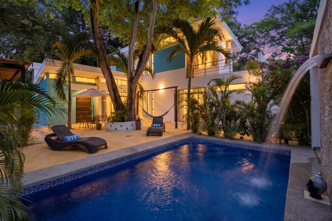 Casa Mykonos | Modern Coastal Living with Private Pool in Surfside Playa Potrero